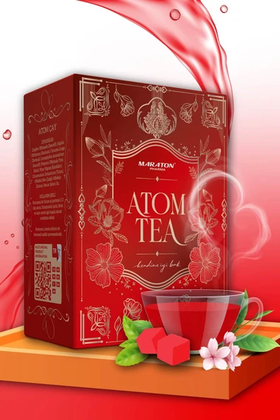 MARATON Atom Çayı (Zencefil, Havlıcan, Zerdeçal, Karanfil, Yeni Bahar, Tarçın, Karabiber, Hibiskus) ürün görseli 1