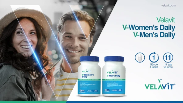 Velavit V-Mens Daily 30 Tablet - Resim 8