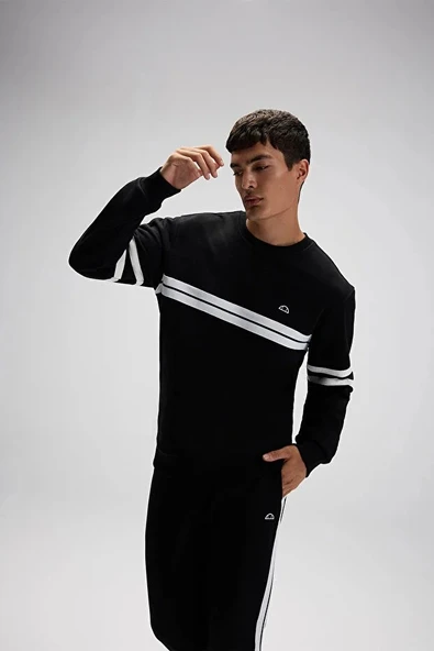 Ellesse Erkek Sweatshirt EM618-BK ürün görseli 1