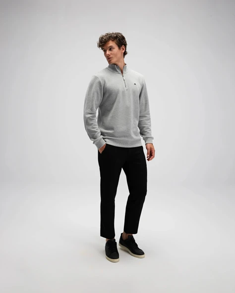 Ellesse Erkek Sweatshirt EM603-GR - Resim 3