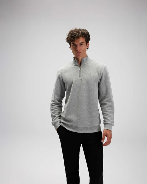Ellesse Erkek Sweatshirt EM603-GR - Resim 5