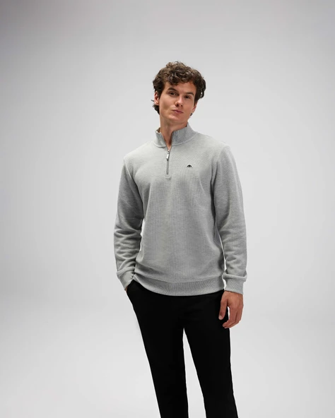 Ellesse Erkek Sweatshirt EM603-GR - Resim 6