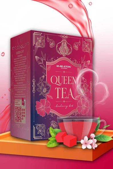 MARATON Queen Tea (Ihlamur, Portakal, Zencefil, Havlıcan, Mandarin, Zerdeçal, Nar Çiçeği, Yeni Bahar) ürün görseli 1