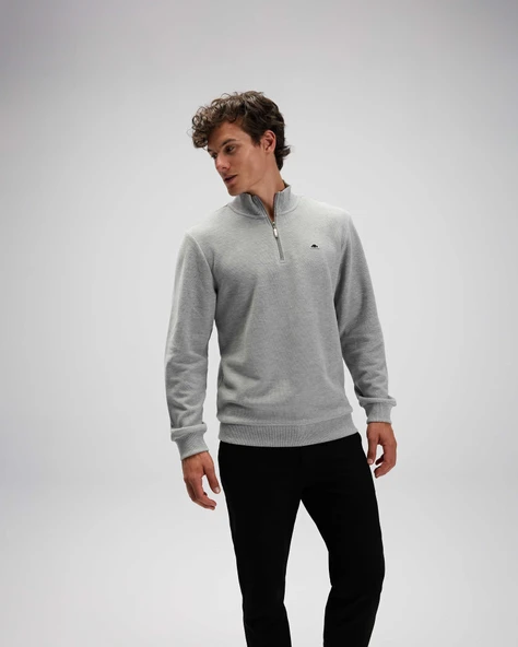 Ellesse Erkek Sweatshirt EM603-GR - Resim 2