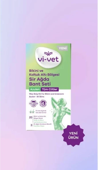 Vi vet Bikini ve  Koltuk Altı Bolgesi Sir Ağda Bant Seti ürün görseli 1