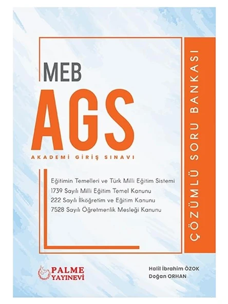 MEB AGS EĞİTİM TEMELLERİ VE TÜRK MİLLİ EĞİTİM SİSTEMİ (PALME) ürün görseli 1