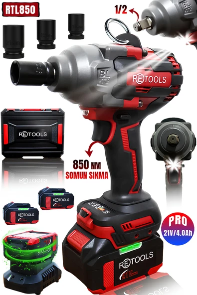 RETOOLS BORDO 850 NM TORKLU SOMUN SIKMA ürün görseli 1