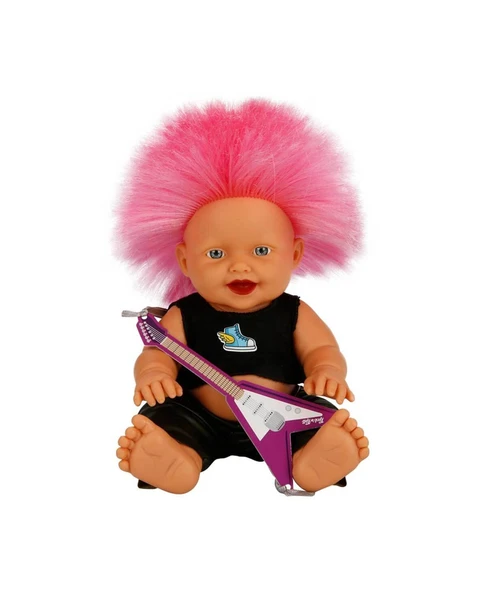 Punk Nil Bebek 23 cm 23495 Pembe Kirpi Saç ürün görseli 1