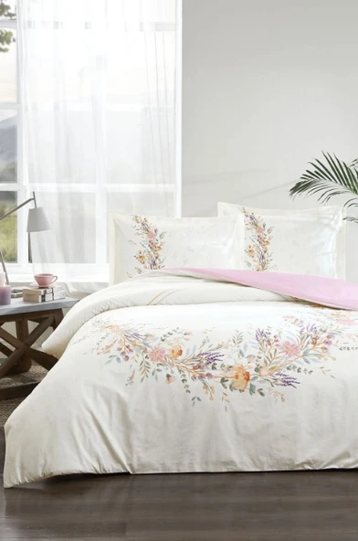 Özdilek Lavender Lila Çift Kişilik %100 Pamuk Nevresim Takımı ürün görseli 1