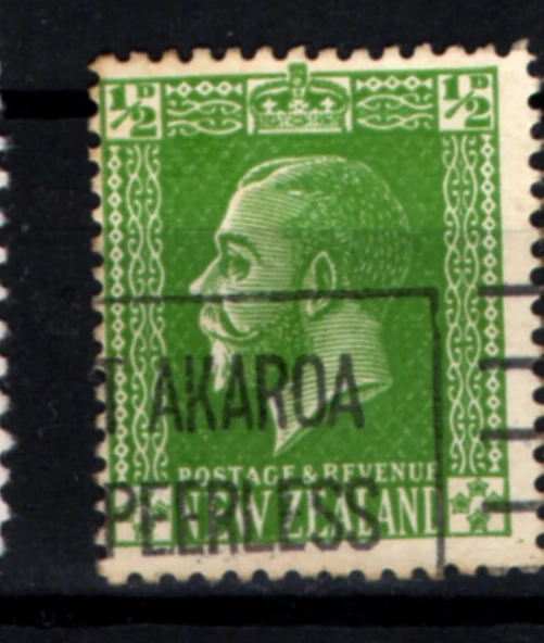 EABİ-Yeni Zelanda 1915 Kral George V  0.5P (ws2027) ürün görseli 1