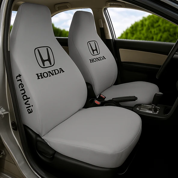 Gri Renk Honda Uyumlu Penye Kumaş Oto Koltuk Kılıfı  Ön ve Arka Koltuk Servis Kılıfı Takımı ürün görseli 1