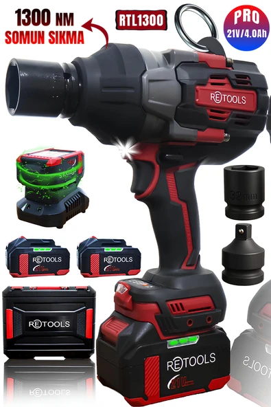 RETOOLS BORDO 1300 NM TORKLU SOMUN SIKMA ürün görseli 1