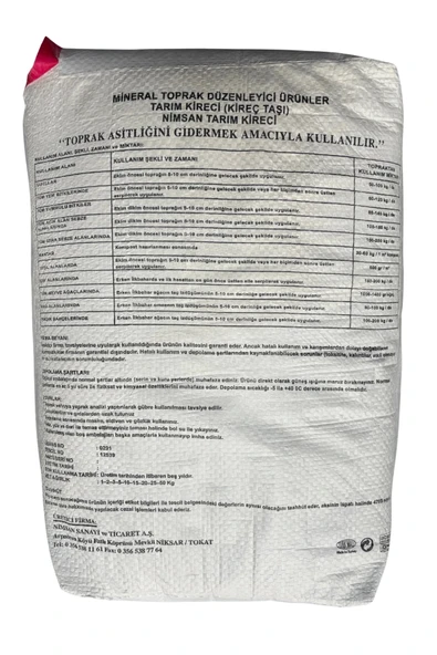 Nimsan Tarım Kireci 25 Kg - Resim 2