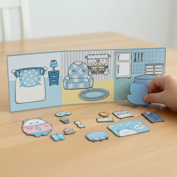 Funcy MAGNETIC PAPER BOBO HOME - Resim 3