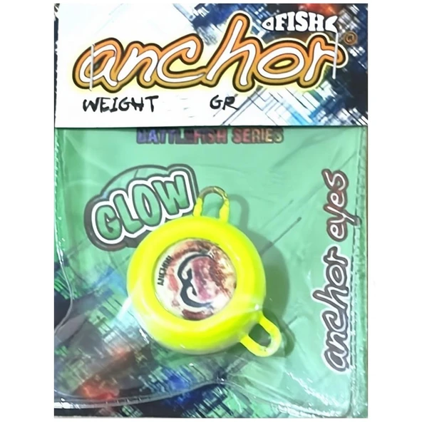 Anchor Melek Gözü [ Glowlu ]  SARI 180 Gr ürün görseli 1