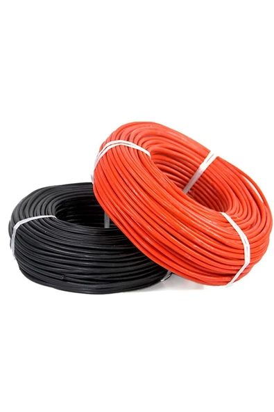 50+50 METRE 6MM SOLAR KABLO (KIRMIZI+SİYAH) LEXRON ürün görseli 1