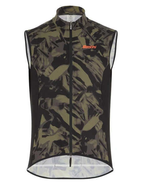 Santini Nebula Gravel Wind Vest Erkek Rüzgarlık Yelek 0M54275NEBULGRAV ürün görseli 1