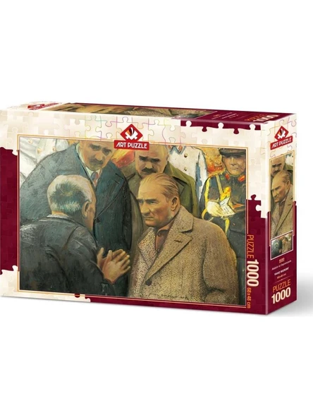 Art Puzzle Atatürk ve Depremzede 1000 Parça Puzzle - 4589 ürün görseli 1