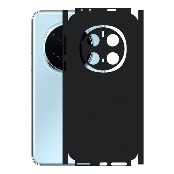 Honor Magic 7 Pro ile Uyumlu 360 Arka Kaplama   Mat Siyah ürün görseli 1