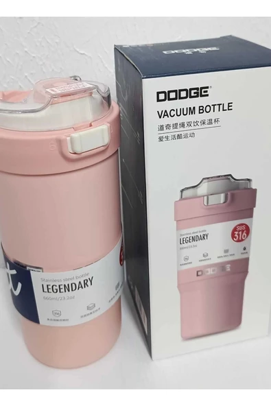 VACUUM BOTTLE 660ML PASLANMAZ ÇELİK TERMOS - Resim 2