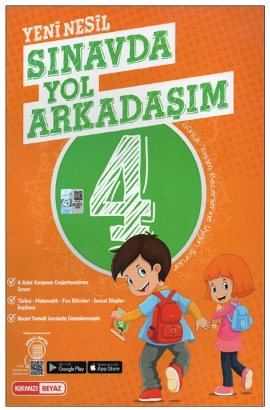 Kırmızı Beyaz 4. Sınıf Sınavda Yol Arkadaşım ürün görseli 1