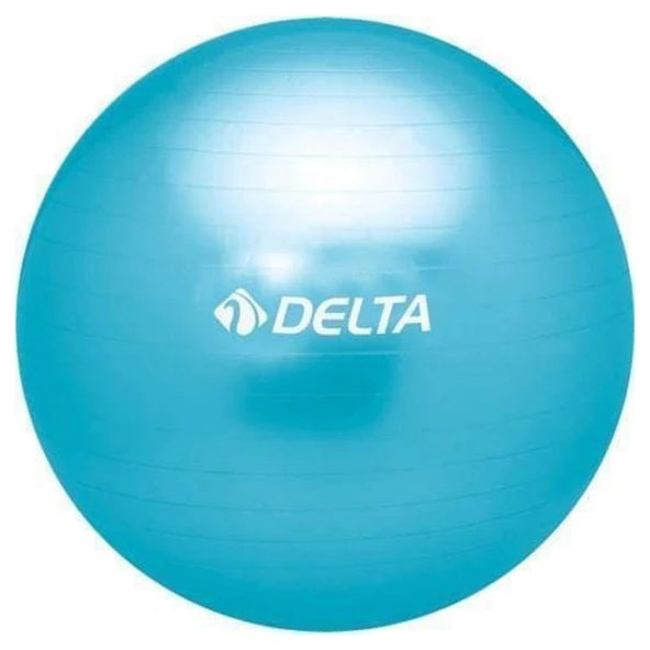 DELTA 65 cm Dura-Strong Deluxe Mavi Pilates Topu ürün görseli 1