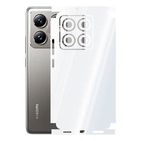 Xiaomi 14T Pro ile Uyumlu 360 Arka Kaplama   Şeffaf ürün görseli 1