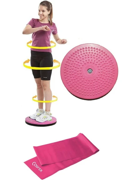 Bel Inceltici Yağ Yakıcı Selülit Giderici Tüm Vücut Egzersiz Spor Aleti Pilates Bandı ürün görseli 1