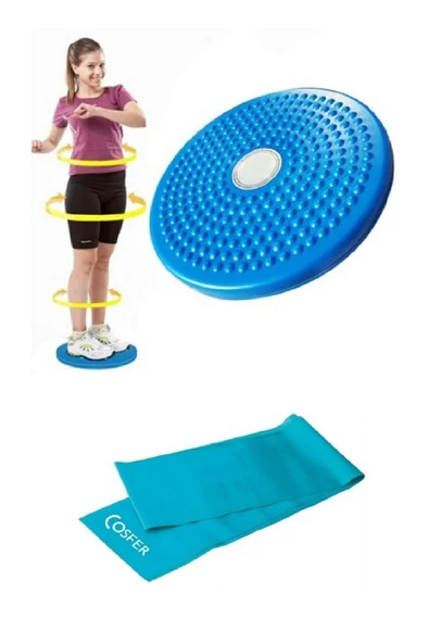 Bel Inceltici Yağ Yakıcı Selülit Giderici Tüm Vücut Egzersiz Spor Aleti Pilates Bandı ürün görseli 1