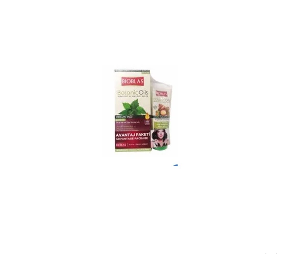 BIOBLAS ŞAMPUAN 360ML ISIRGAN+200ML ARGAN SAÇ KREMİ ürün görseli 1