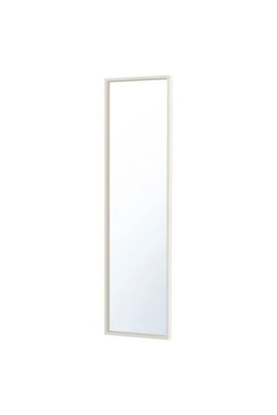 Nıssedal Ayna, Beyaz 40x150 cm ürün görseli 1