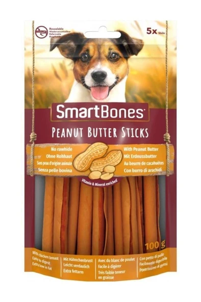 SmartBones Fistik Ezmesi Çubuklari Köpek Için 5 Adet ürün görseli 1