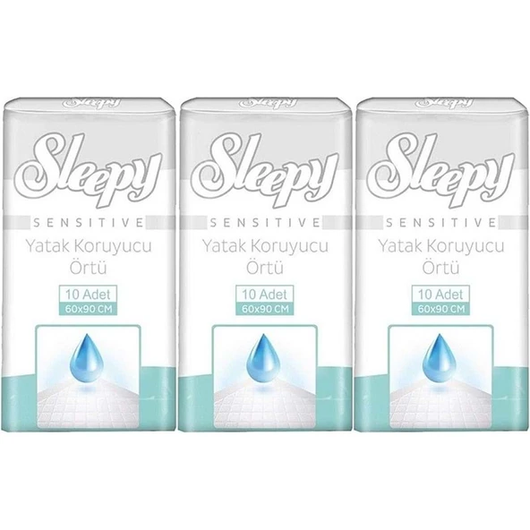Sleepy Yetişkin Yatak Koruyucu 60*90CM 30 Adet (3PK*10) ürün görseli 1