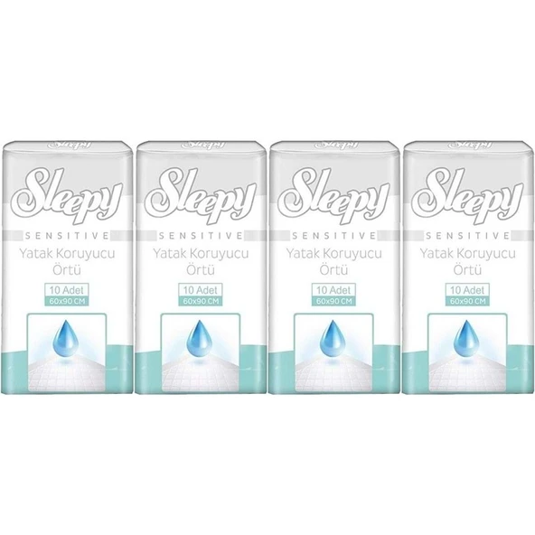 Sleepy Yetişkin Yatak Koruyucu 60*90CM 40 Adet (4PK*10) ürün görseli 1