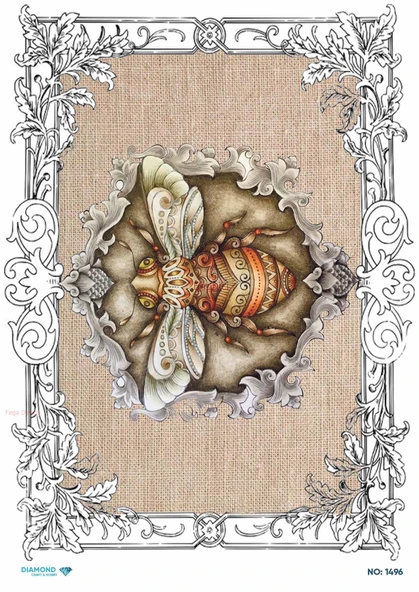 Diamond Pirinç Dekopaj Kağıdı - 1496 ürün görseli 1