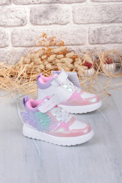 Fort Cool Helen Rahat Hafif Kanat Figürlü Bilekli Sneaker Kız Çocuk Ayakkabı ürün görseli 1