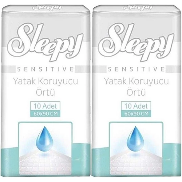 Sleepy Yetişkin Yatak Koruyucu 60*90CM 20 Adet (2PK*10) ürün görseli 1