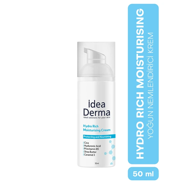İdea Derma Hydro Rich Moisturising Cream 50 ml - Resim 2
