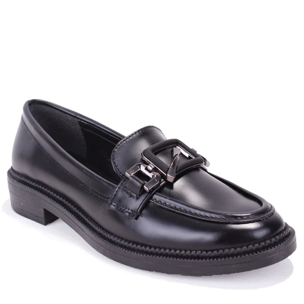 Dagoster DZA07-863701 Siyah Günlük Loafer  Kadın Ayakkabı ürün görseli 1