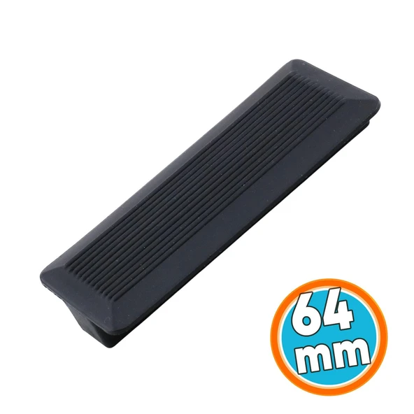 Plastik Kulp 64 mm Mutfak Mobilya Çekmece Mutfak Dolap Dolabı Kulpları Kapak Kulbu 6.4 cm Siyah ürün görseli 1