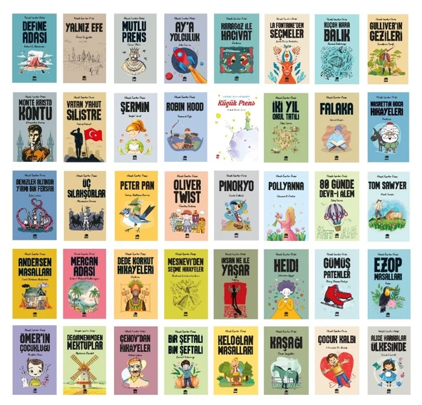 Türk ve Dünya Klasikleri Seti 40 Kitap (2-6. Sınıf) ürün görseli 1