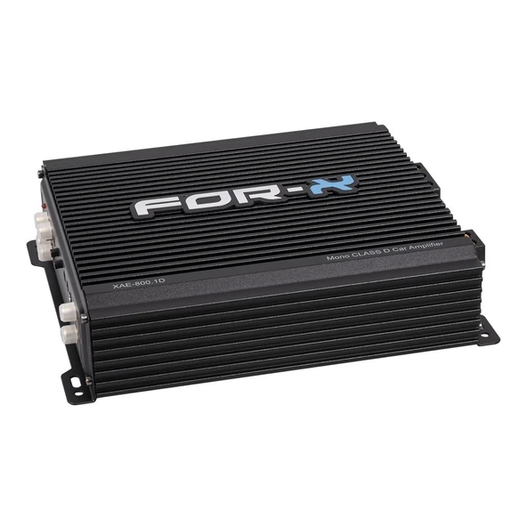 for-x xae-800.1d-1x800w rms-kaliteli-profesyonel class d serisi bass kumandalı mono anfi ürün görseli 1