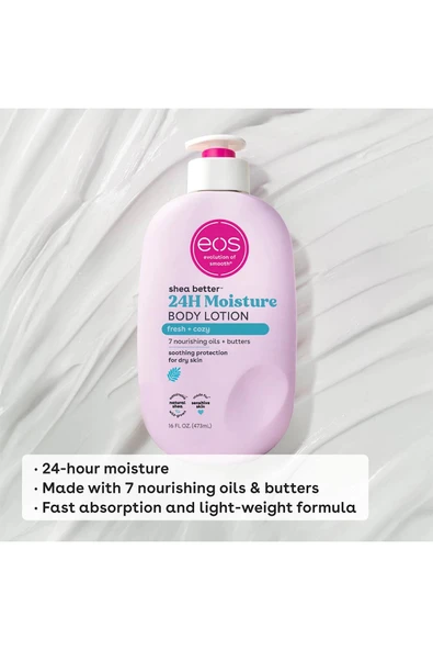 EOS Fresh + Cozy Vücut Losyonu 473ML - Resim 4