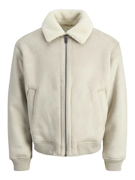 JACK JONES Erkek Yakası Kürklü Bomber Ceket 12282444 ürün görseli 1