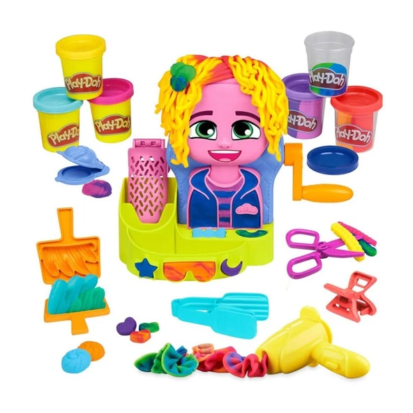 F8807 Play-Doh Renkli Kuaför Salonu+3 yaş ürün görseli 1