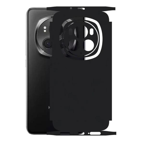 Honor Magic 6 Pro ile Uyumlu 360 Arka Kaplama   Mat Siyah ürün görseli 1