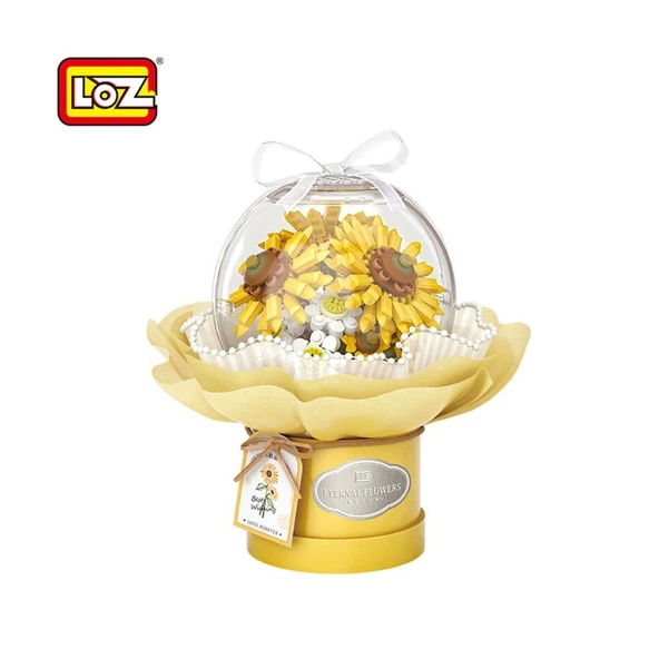 LZ-1299 NessiWorld LEDLİ AYÇİÇEĞİ BUKETİ 510 PARÇA BLOCK OYUNCAK ürün görseli 1