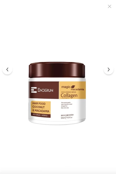 Kolajen Saç Maskesi Collagen Saç Maskesi Argan Yağı Onarıcı Mask500 ürün görseli 1