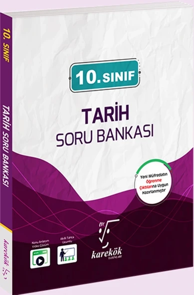 10.Sınıf Tarih Soru Bankası - Karekök Yayınları ürün görseli 1