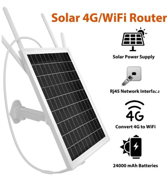 Apronx APX-SR415 Wireless 4G Solar Modem 15w (10-12 Kullanıcı) 20400mAh ürün görseli 1